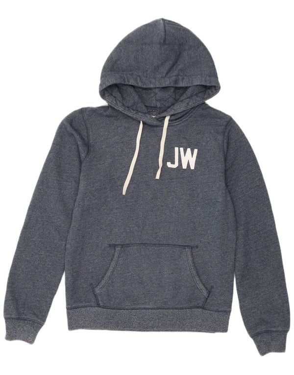 Jack Wills Dame hættetrøje Jumper UK 12 Medium Navy Blue Flecked Bomuld