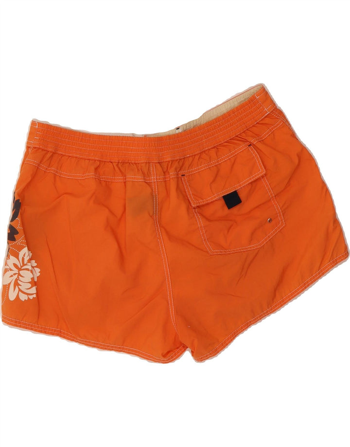 FILA Mens Graphic Swimming Shorts Large  Orange Polyamide Vintage Fila and Second-Hand Fila from Messina Hembry 