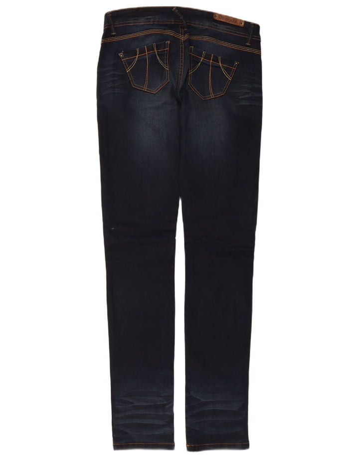 Desigual Dame Slim Jeans W30 L32 Marineblå Bomuld