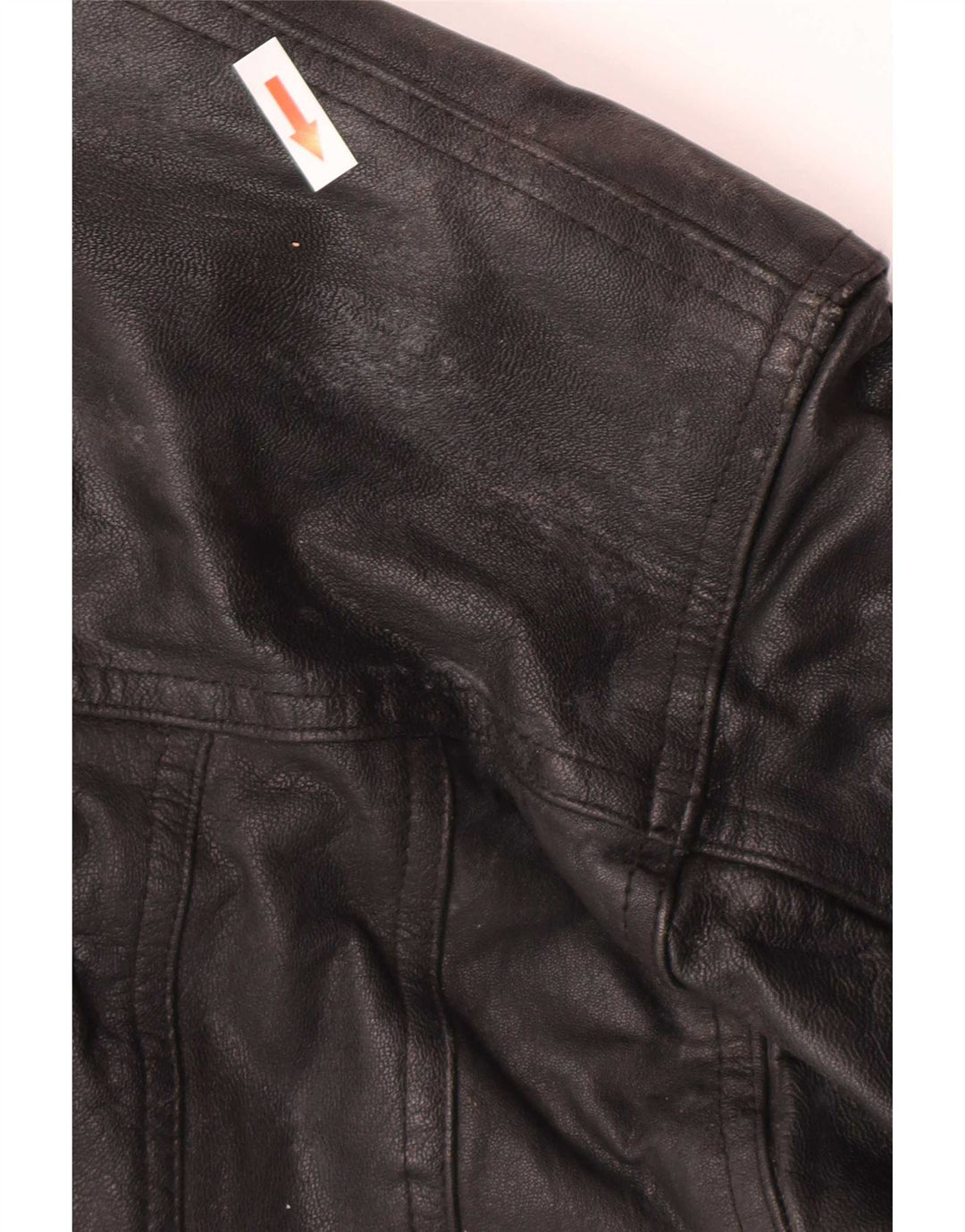 Milan Herre Læderjakke UK 40 Large Sort