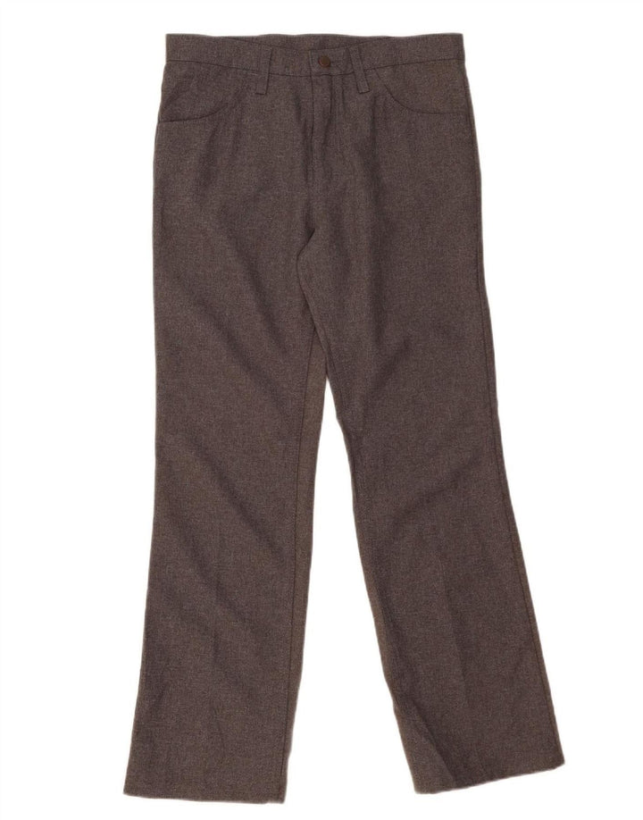 WRANGLER Lige fritidsbukser til kvinder W33 L30 Grå polyester