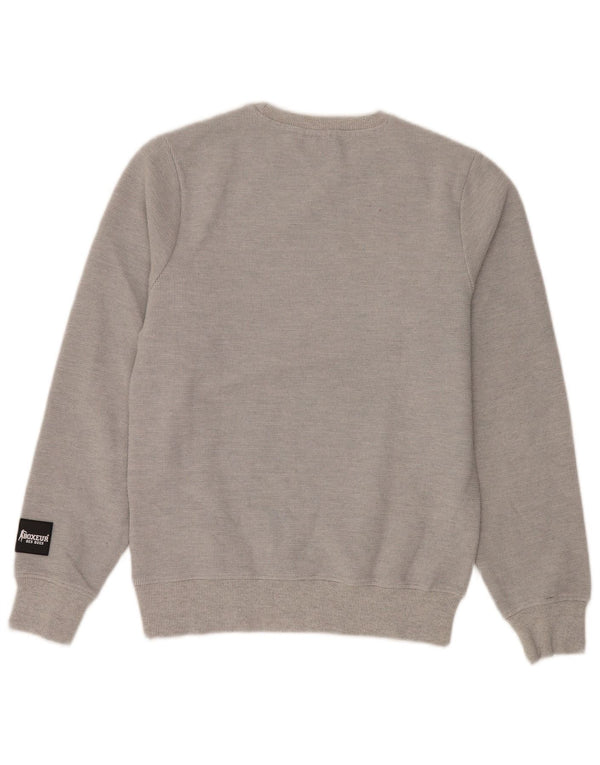 Boxeur Des Rues Sweatshirt trøje til mænd XS Grå Flecked Bomuld