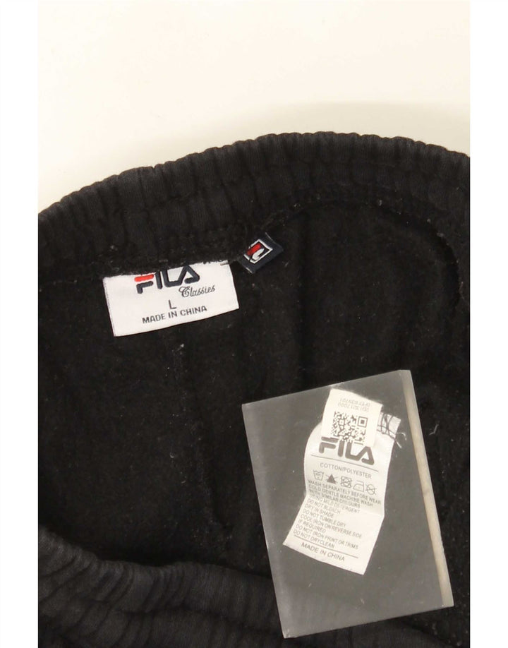 Fila Herre træningsdragt Bukser Joggers Large Sort Bomuld