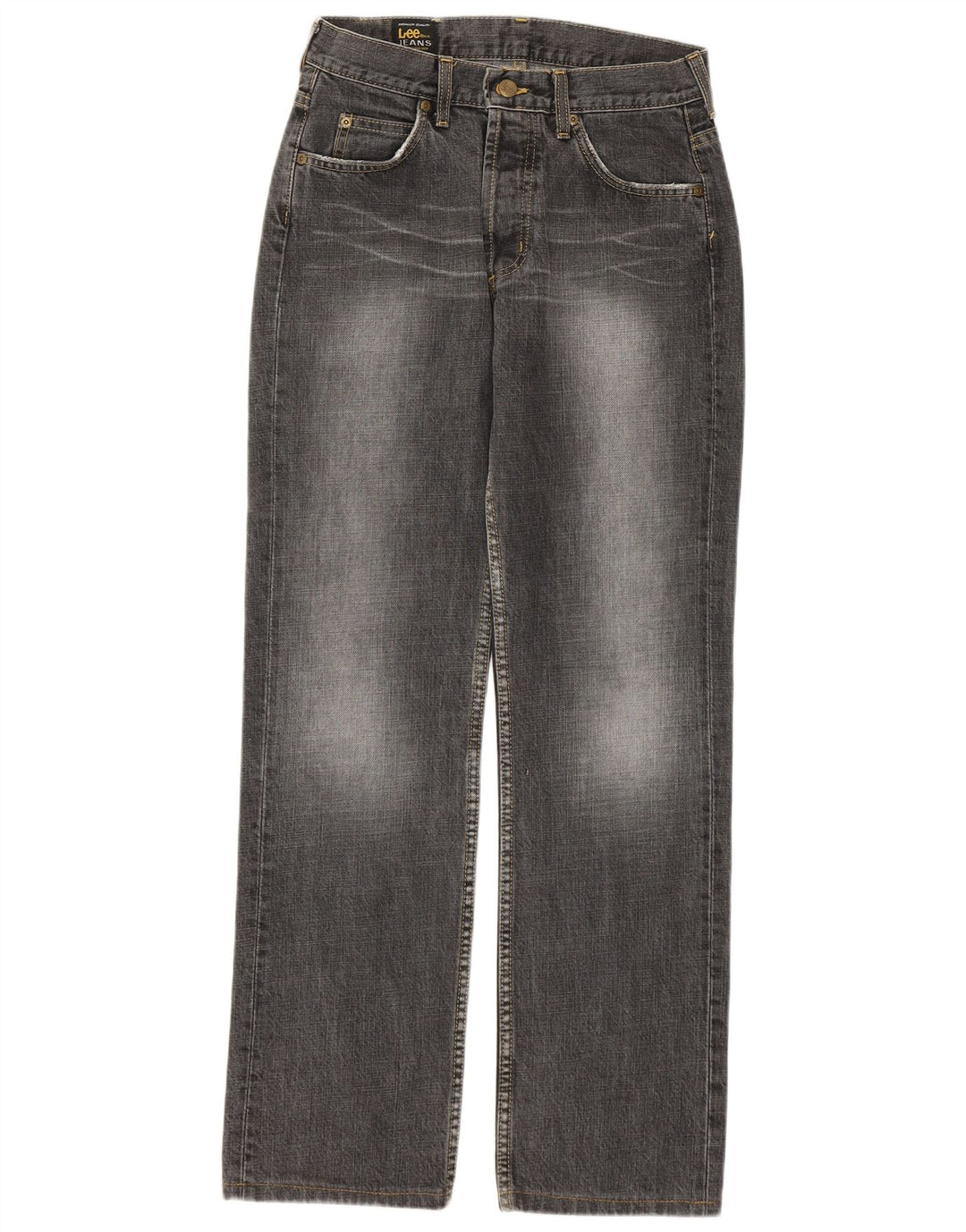 Lee Lige Jeans til kvinder W29 L32 Grå Bomuld
