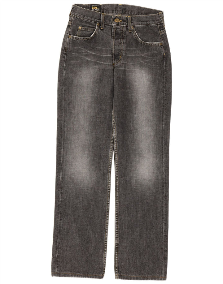 Lee Lige Jeans til kvinder W29 L32 Grå Bomuld