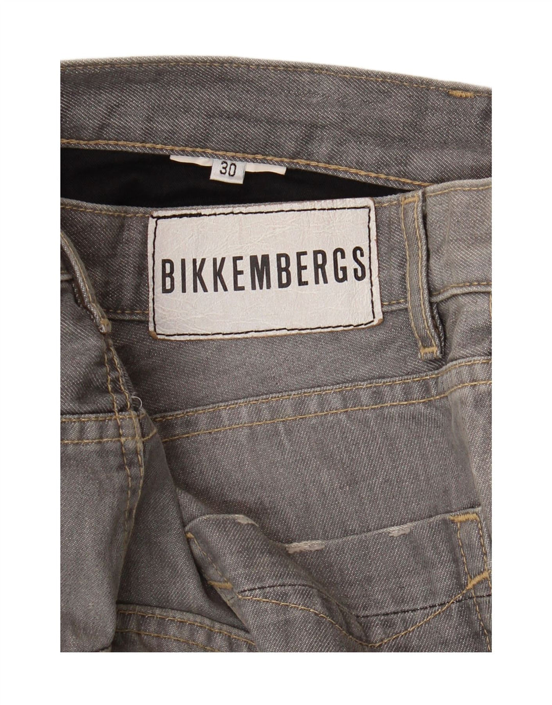 BIKKEMBERGS Womens Straight Jeans W30 L30 Grey Vintage Bikkembergs and Second-Hand Bikkembergs from Messina Hembry 