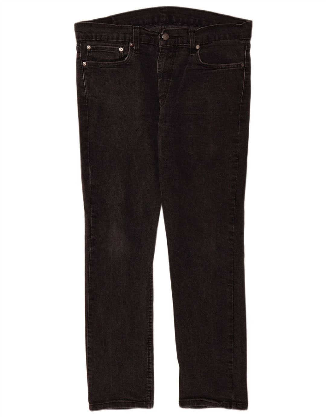 Levi's Herre 511 Slim Jeans W36 L30 Sort Bomuld