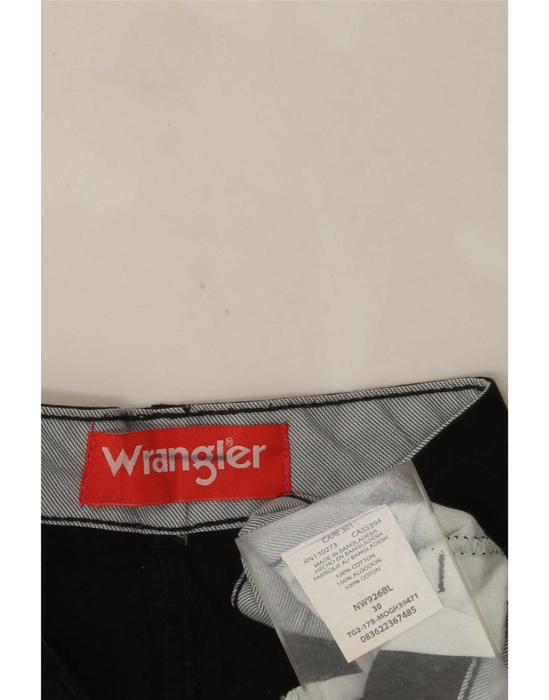 Wrangler Herre Cargo Shorts W30 Medium Sort Bomuld
