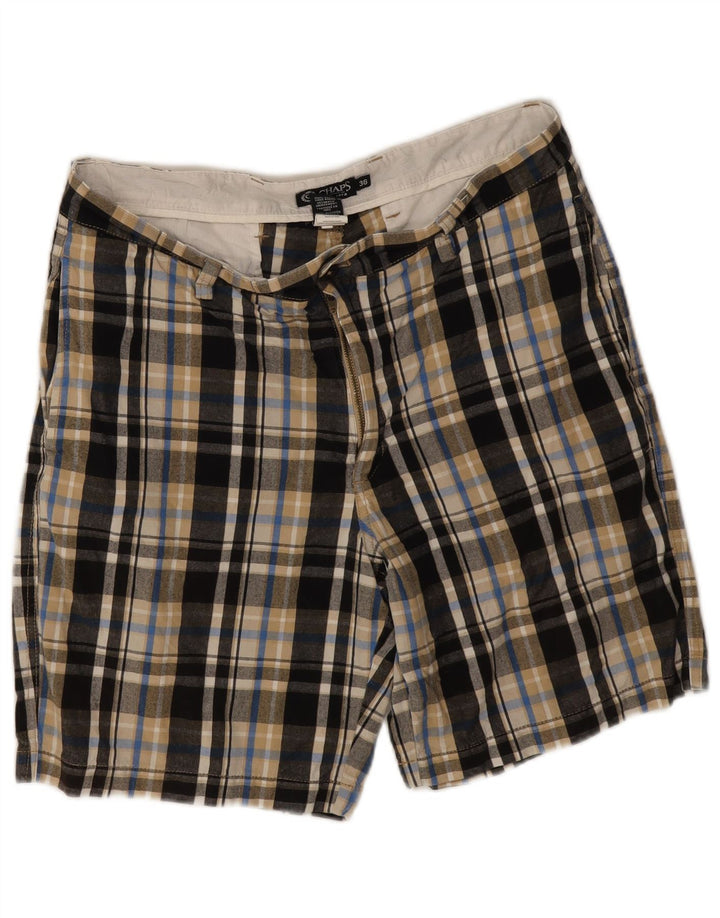 Chaps Herre Chino Shorts W36 Stor Flerfarvet Plaid Bomuld