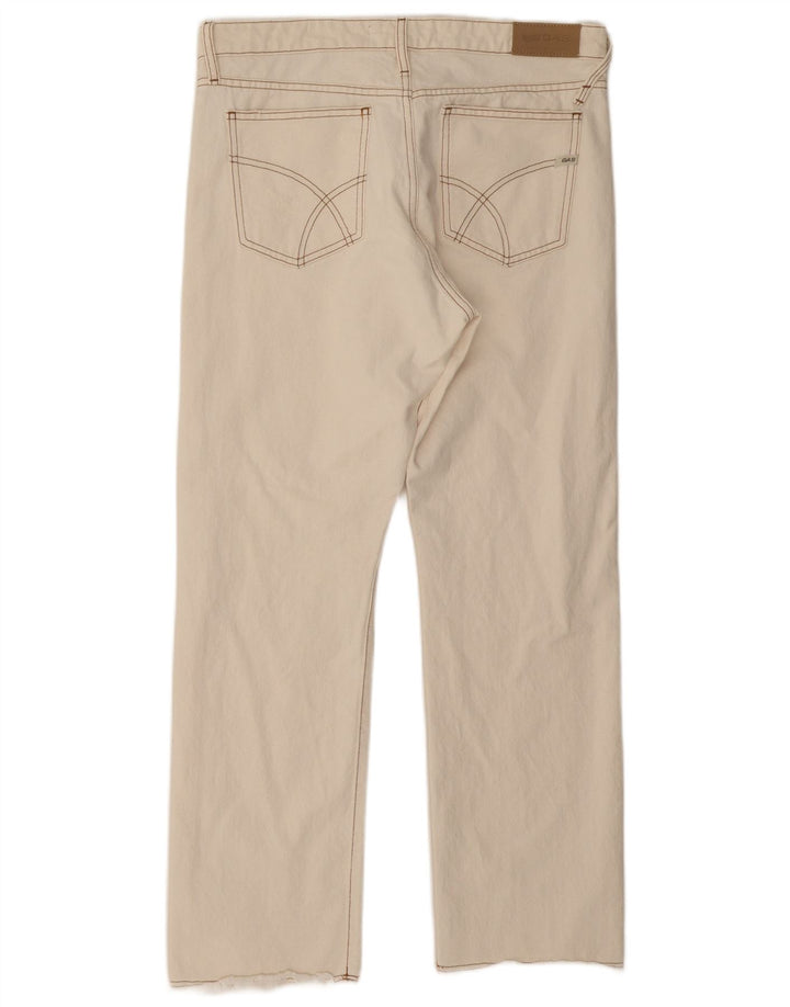 Gas Straight Jeans til mænd W31 L28 Hvid bomuld