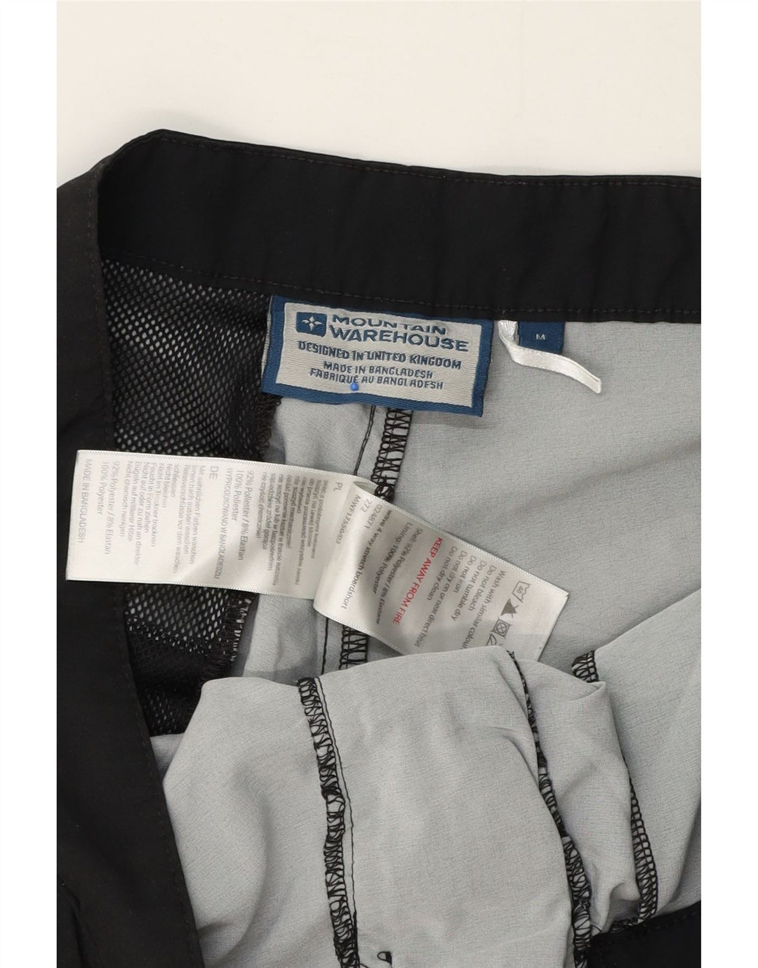 Mountain Warehouse Herre sportsshorts Medium Grå Colourblock Polyester