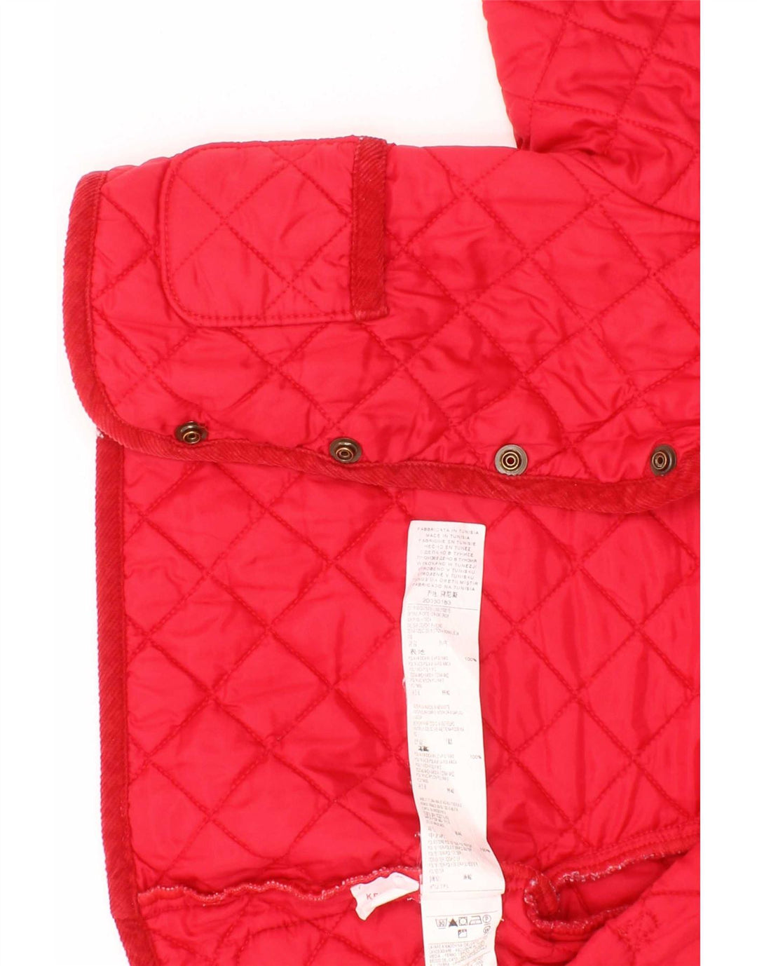 Benetton Baby Boys Quiltet jakke 6-9 måneder Rød polyamid