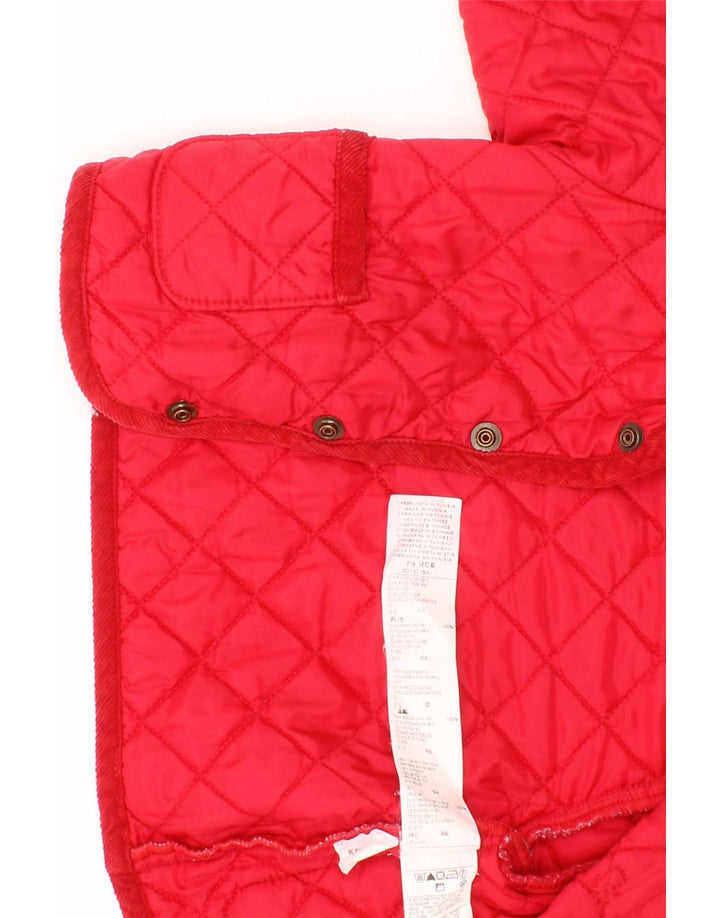 Benetton Baby Boys Quiltet jakke 6-9 måneder Rød polyamid