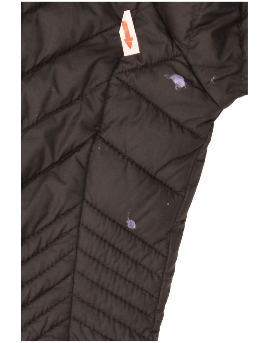 Columbia Polstret frakke med hætte til kvinder UK 14 Medium Sort Polyester
