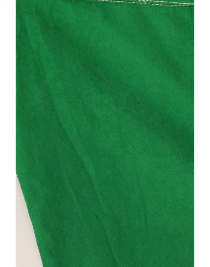 Superdry grafiske badeshorts til mænd Small Green Colourblock Polyester