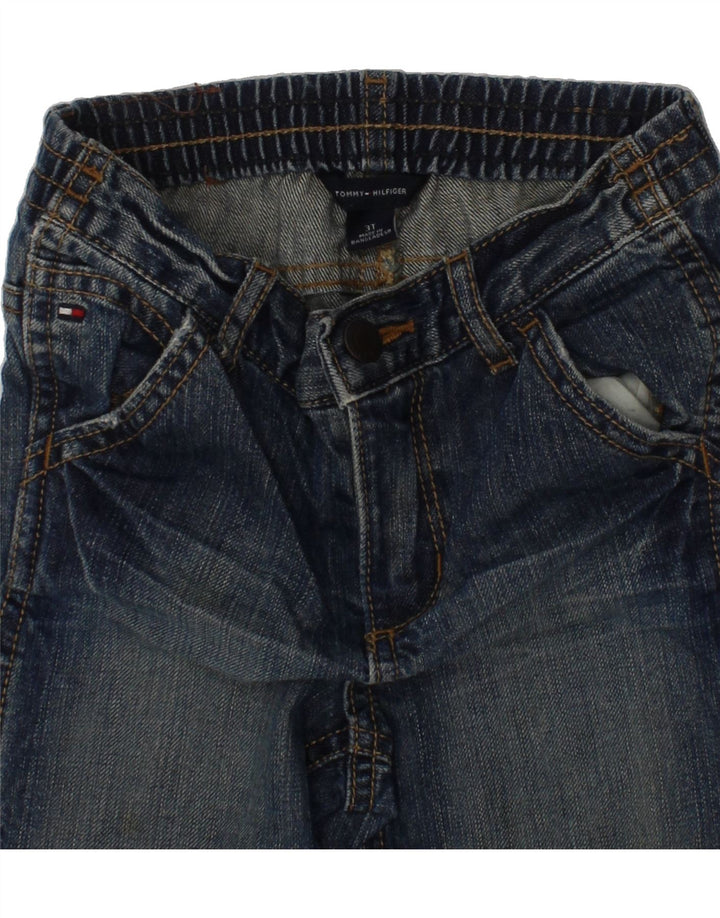 TOMMY HILFIGER Boys Denim Shorts 2-3 Years W20 Blue Cotton Vintage Tommy Hilfiger and Second-Hand Tommy Hilfiger from Messina Hembry 