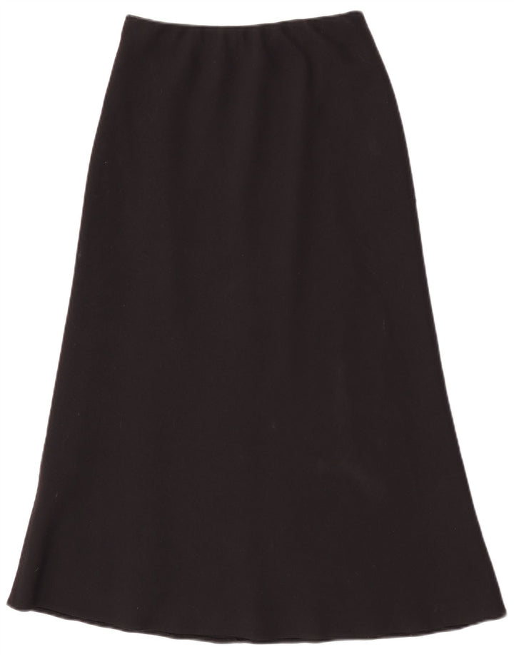 Marks & Spencer Dame Maxi Nederdel UK 10 Small W26 Black Polyester