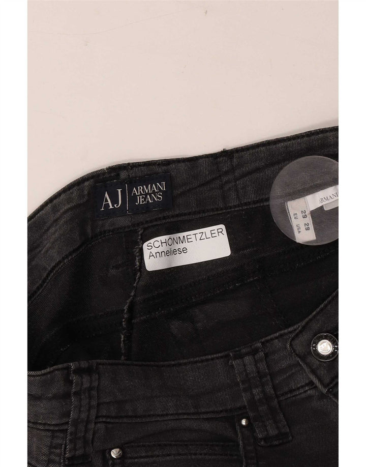 Armani Dame Slim Jeans W29 L29 Sort