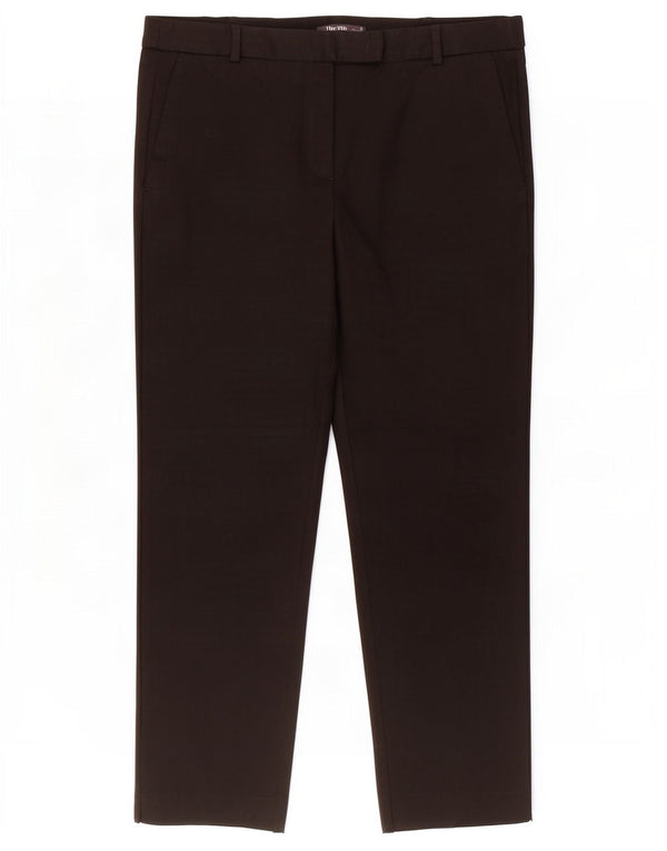 Marks & Spencer Dame Slim Chino Bukser UK 16 Large W32 L25 Sort