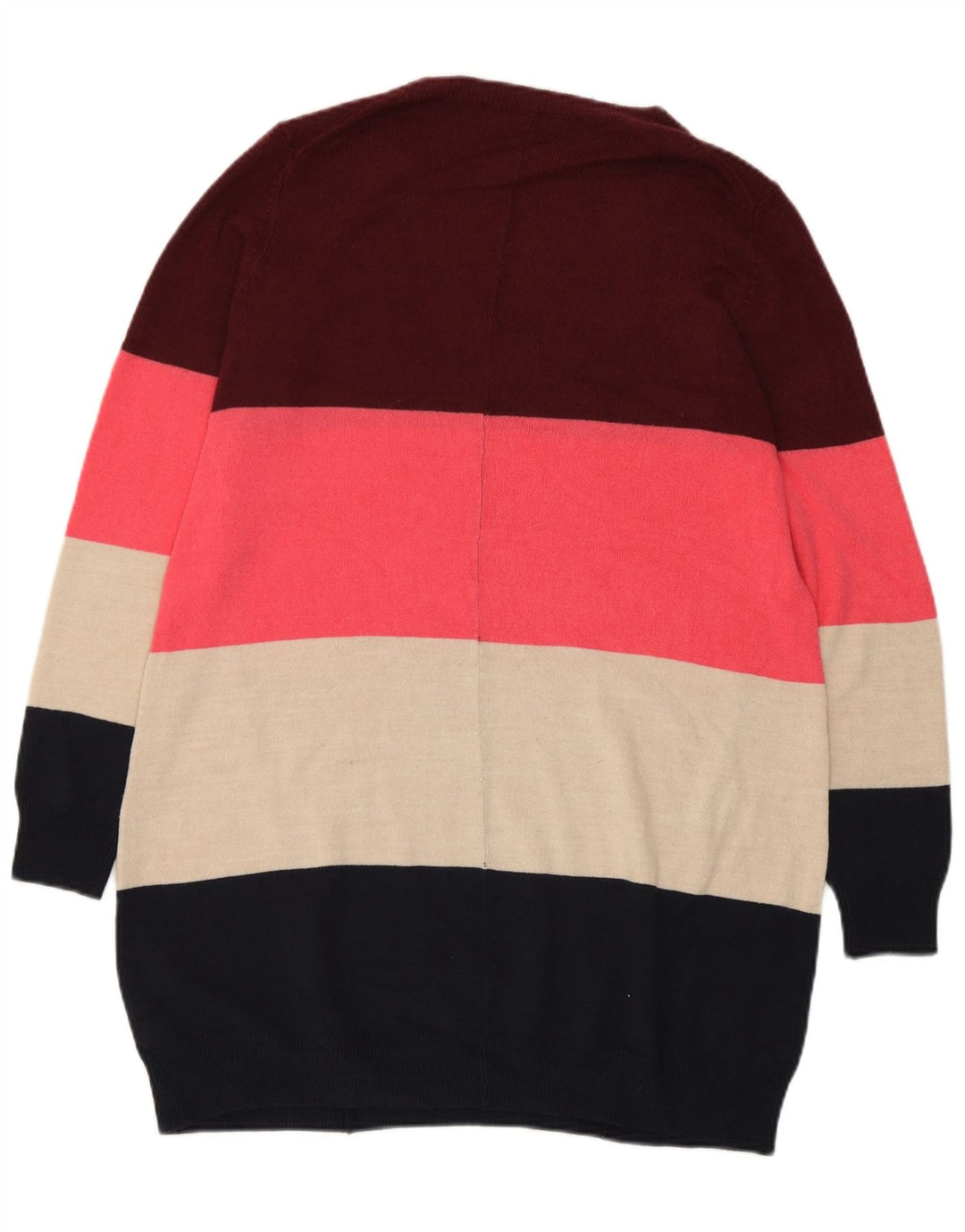 Marks & Spencer Dame V-hals sweater UK 6 XS Flerfarvet