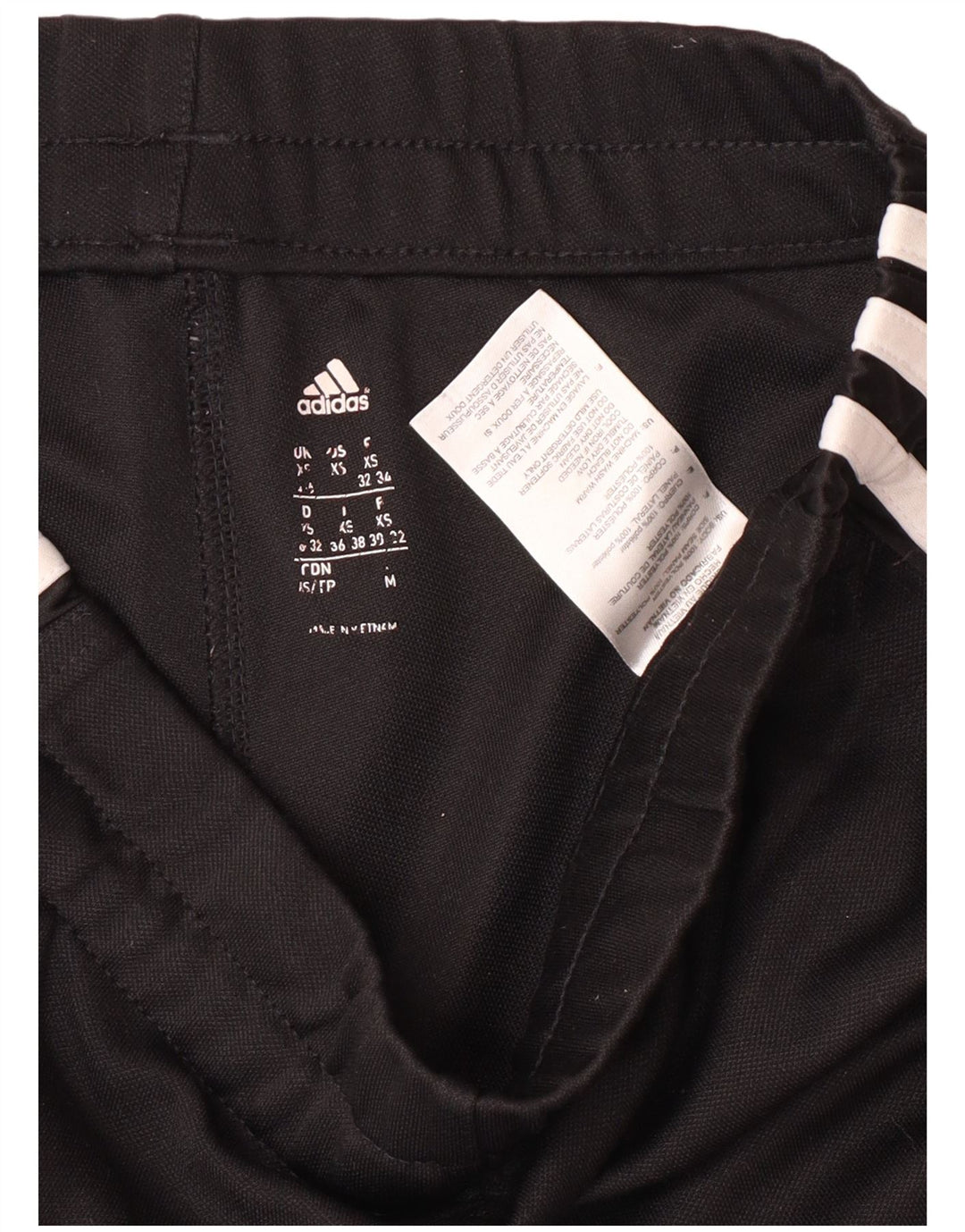 Adidas Womens Climalite træningsdragt bukser UK 4/6 XS sort polyester