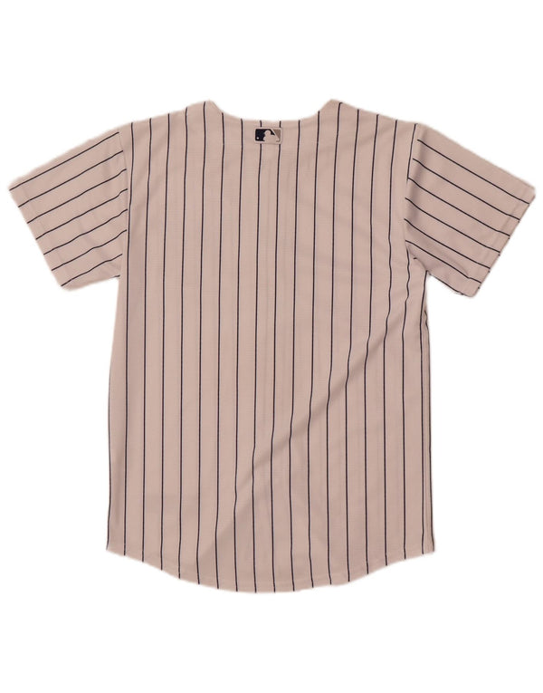 Nike Boys NBA grafisk trøje Top 10-11 år Medium hvid stribet polyester