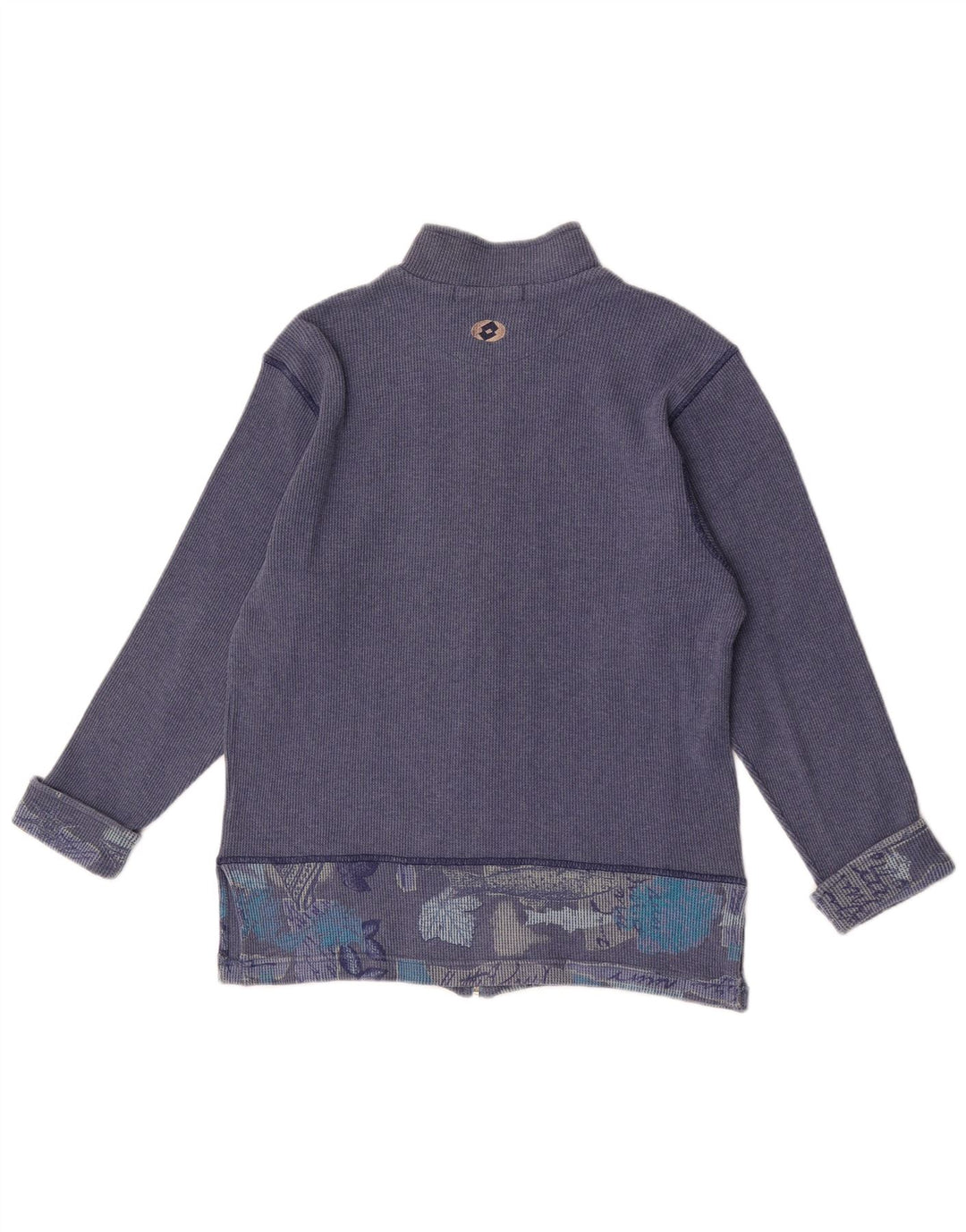 LOTTO Dame grafisk hel træningsdragt UK 10 Small Navy Blue Geometric