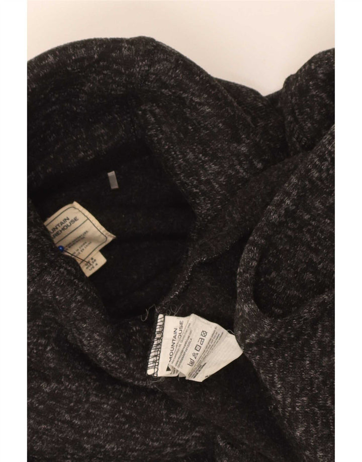 Mountain Warehouse Dame Roll Neck Jumper Sweater UK 8 Small Grey Flecked