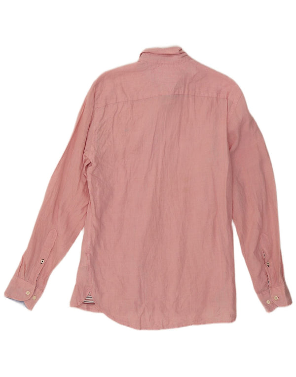 Tommy Hilfiger Herre Regular Fit skjorte XS Pink Linen