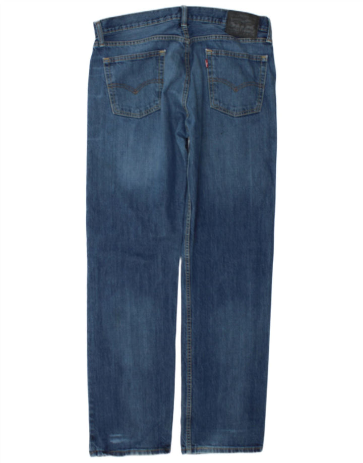 Levi's Herre 511 Distressed Slim Jeans W34 L34 Blå Bomuld