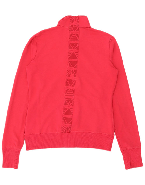 Nike grafisk træningsdragt topjakke til kvinder UK 12/14 Medium Pink Bomuld