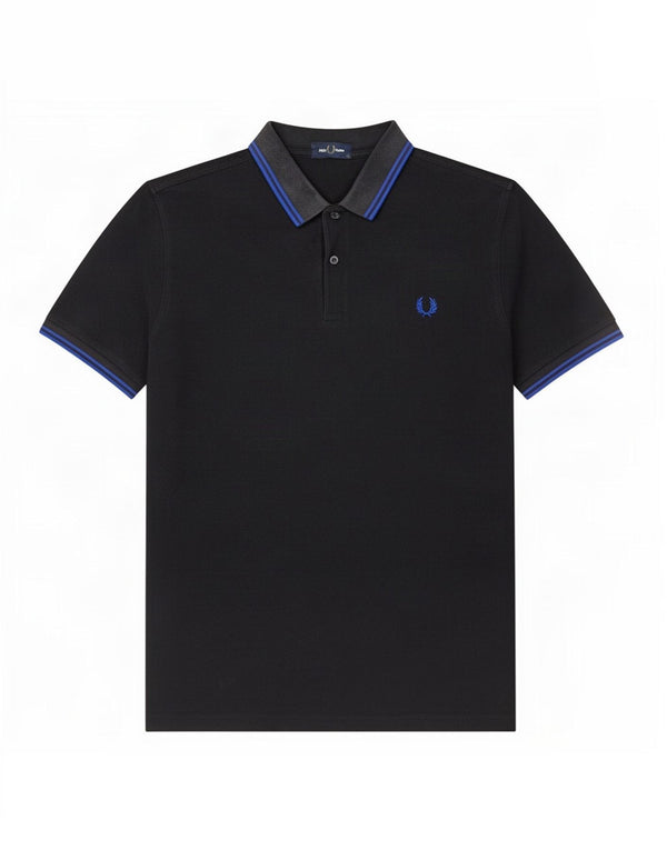 Fred Perry herre poloshirt XL sort bomuld