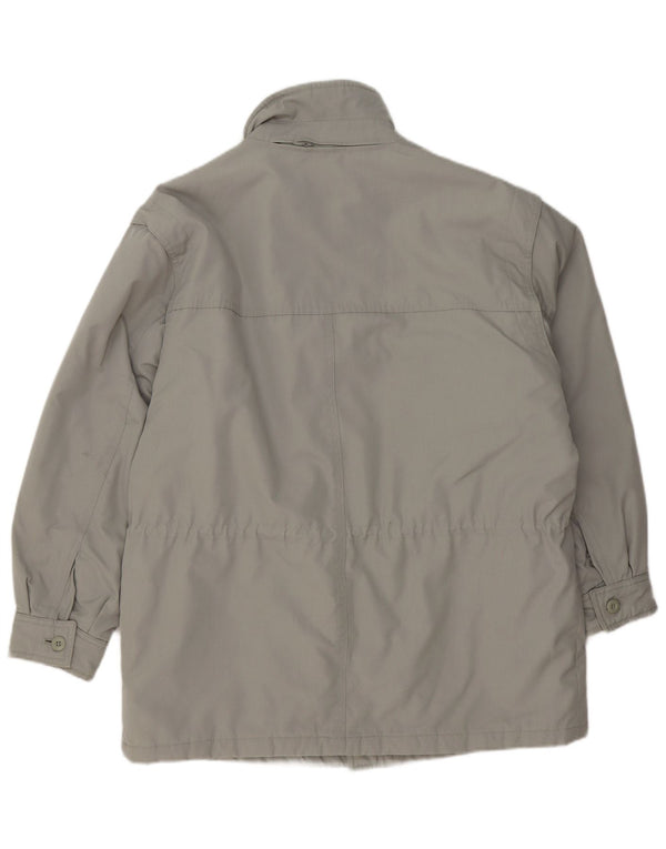 Vintage Herre Hooded Utility Jacket UK 40 Large Grey