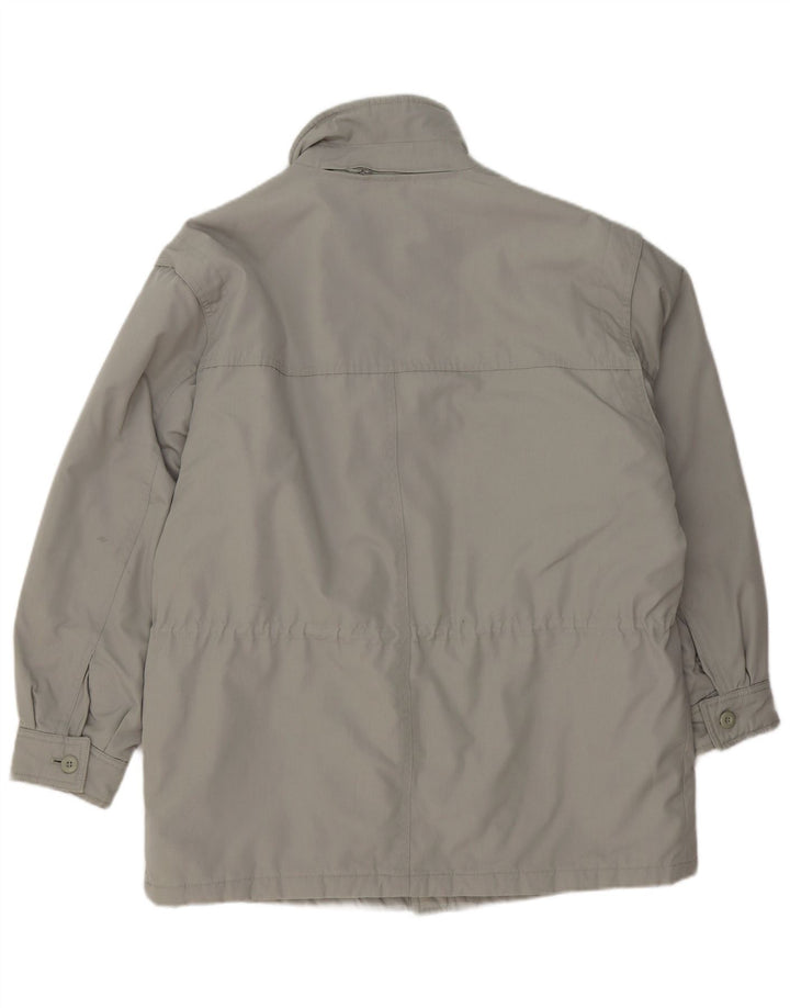 Vintage Herre Hooded Utility Jacket UK 40 Large Grey