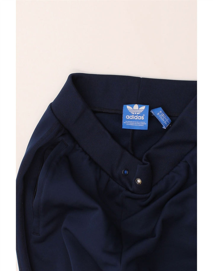 ADIDAS Mens Tracksuit Trousers Small Navy Blue Polyester Vintage Adidas and Second-Hand Adidas from Messina Hembry 
