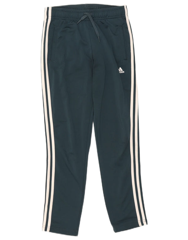 Adidas Drenge Træningsdragt Bukser 11-12 År Grøn Polyester