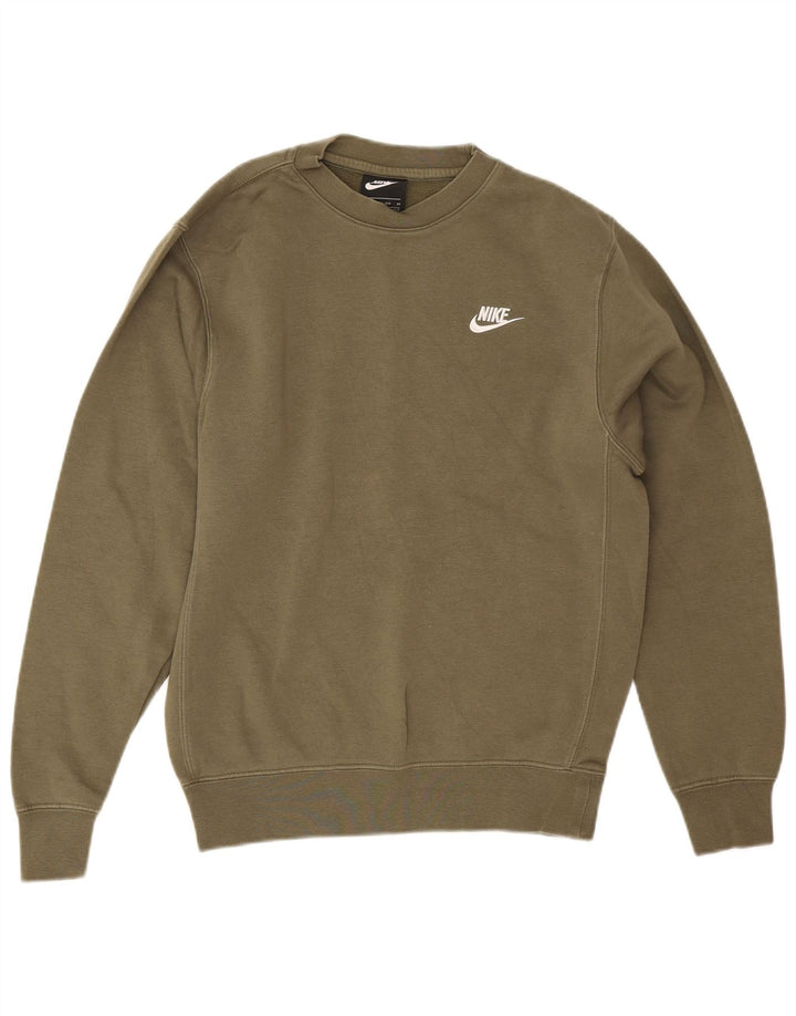 Nike Sweatshirt Jumper til mænd XS Khaki Bomuld