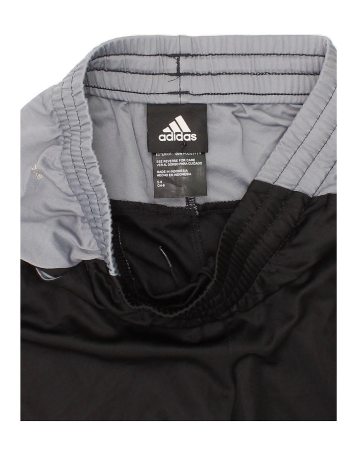 ADIDAS Drenge Sportshorts 7-8 år Small Black Colourblock Polyester
