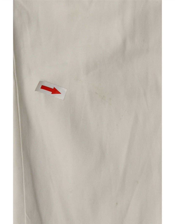 Marks & Spencer Dame Slim Chino Bukser UK 12 Medium W32 L30 White