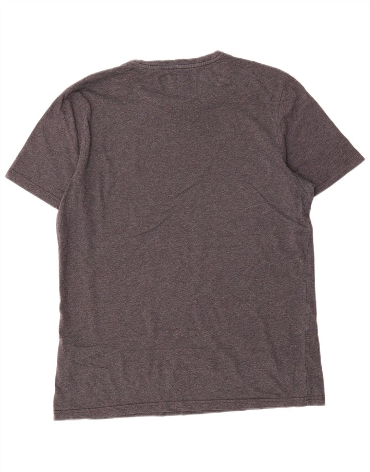 Lyle & Scott Herre T-Shirt Top Stor Grå Bomuld
