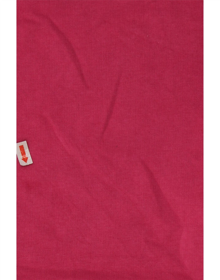 JACK WILLS Dame Oversized Sweatshirt Jumper UK 14 Medium Pink Bomuld