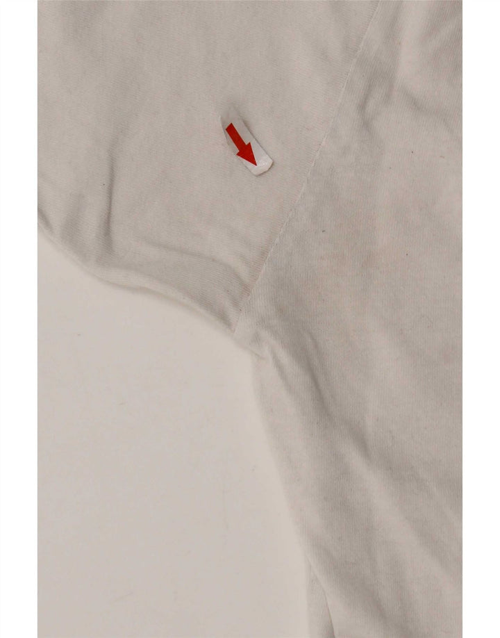Champion Herre T-Shirt Top XS Hvid Bomuld
