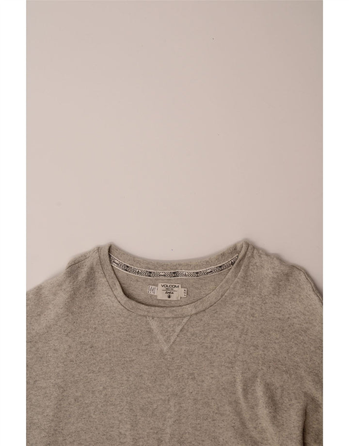 VOLCOM Womens Sweatshirt Jumper UK 18 XL Grey Cotton Vintage Volcom and Second-Hand Volcom from Messina Hembry 