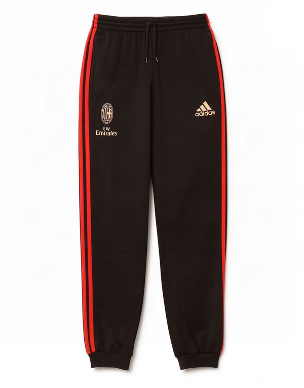 Adidas Girls AC Milan Træningsdragt Bukser Joggers 15-16 år Sort