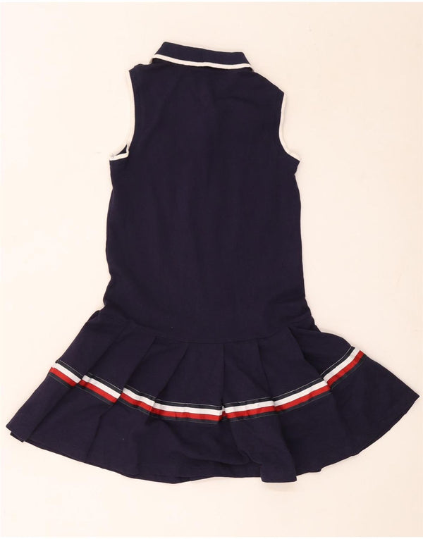 Tommy Hilfiger Pige Polokjole 9-10 år Mellem marineblå stribet