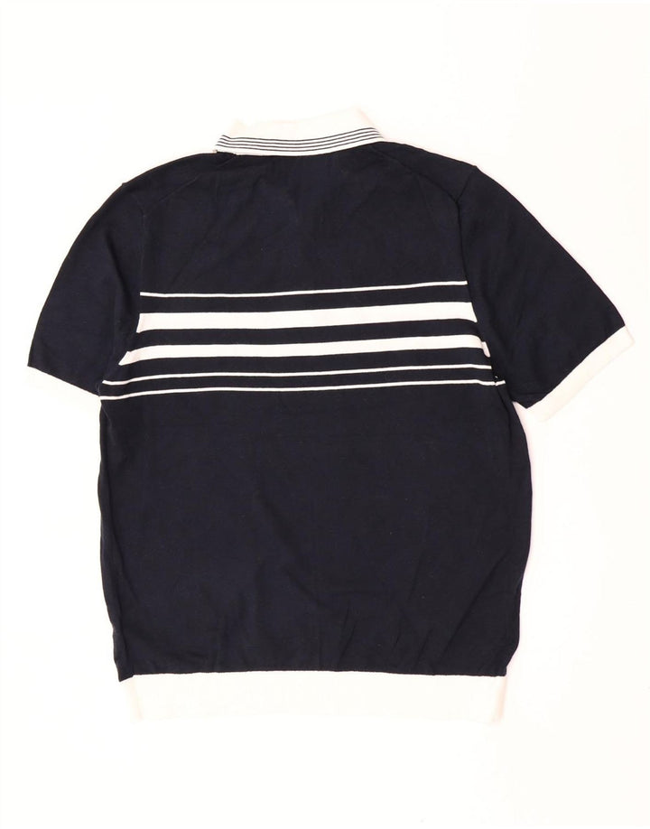 Marks & Spencer Poloshirt til mænd Stor marineblå stribet bomuld