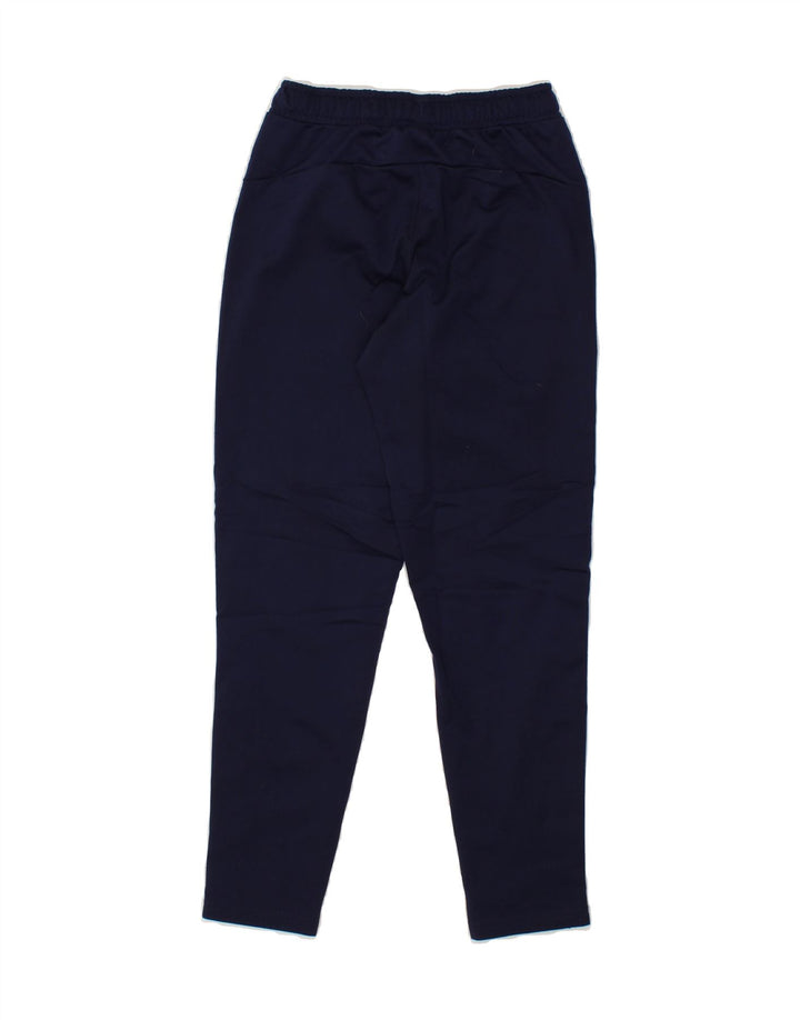 PUMA Boys Tracksuit Trousers 9-10 Years  Navy Blue Polyester Vintage Puma and Second-Hand Puma from Messina Hembry 
