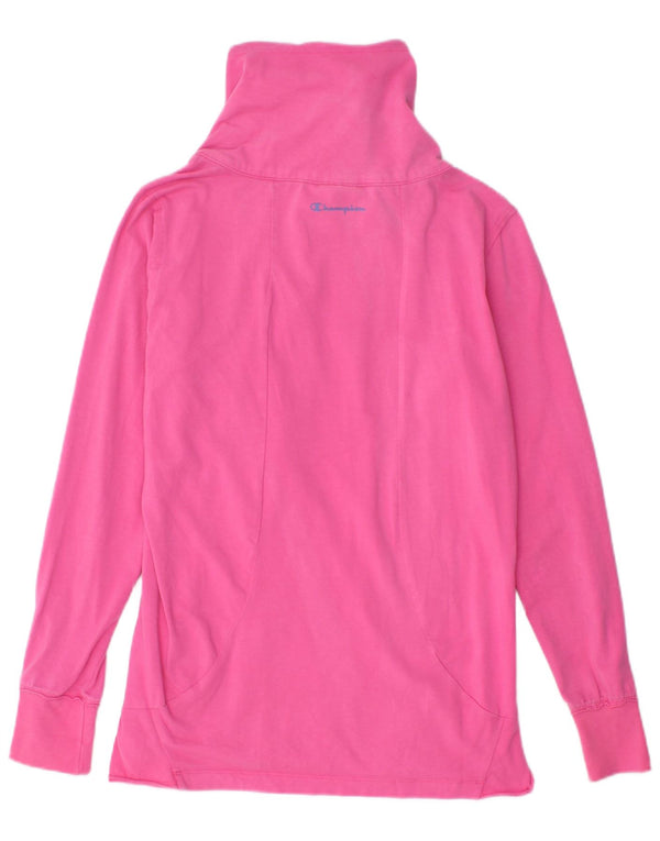 Champion Womens Heritage Fit Træningsdragt Topjakke UK 14 Stor Pink Bomuld