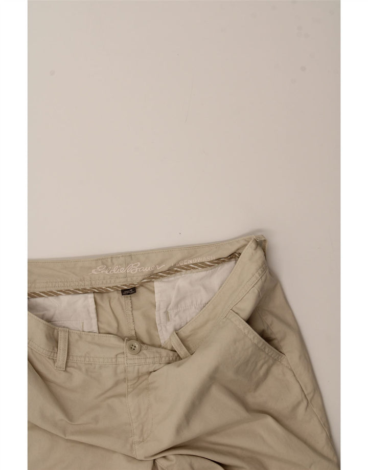 EDDIE BAUER Womens Chino Shorts US 12 Large W36  Beige Cotton Vintage Eddie Bauer and Second-Hand Eddie Bauer from Messina Hembry 