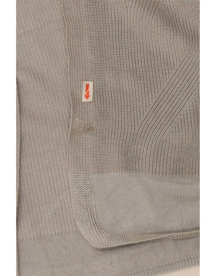 Marks & Spencer Dame Per Una Åben Cardigan Sweater UK 8 Lille Grå